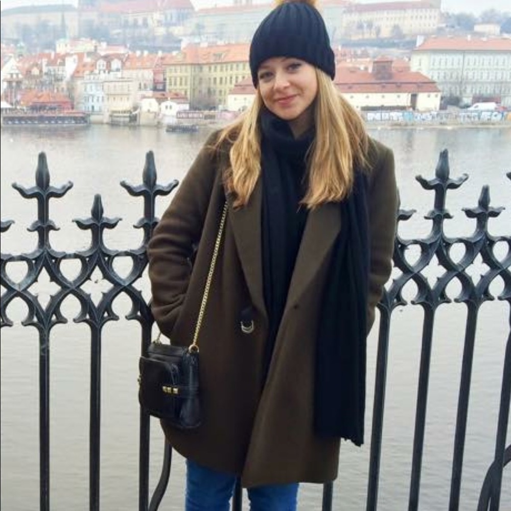 Zara Olive Coat